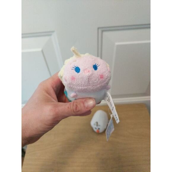 Disney Frozen Movie Elsa and Olaf Tsum Tsum character plush figures pair - Picture 2 of 5